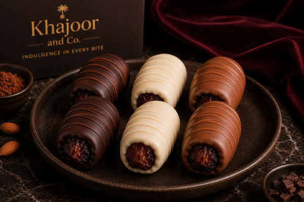 Assorted Chocolate Dates — 200g Gift Box